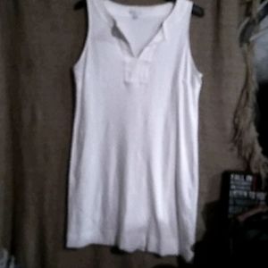 New york and company white tank dress